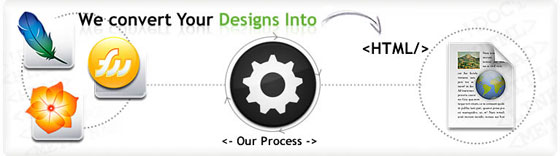 Turning Designs to HTML